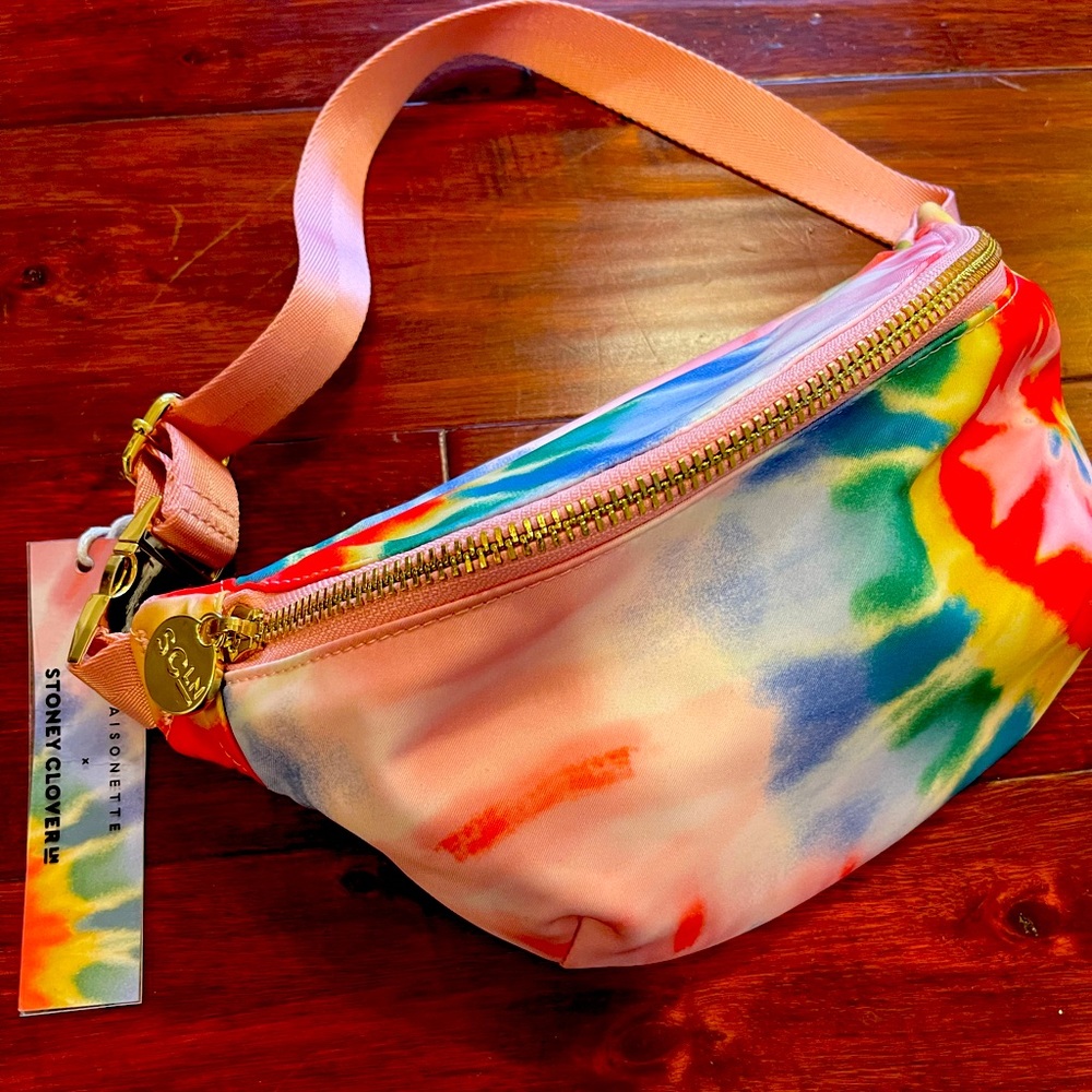 NWT Stoney clover tie dye Fanny pac kids size